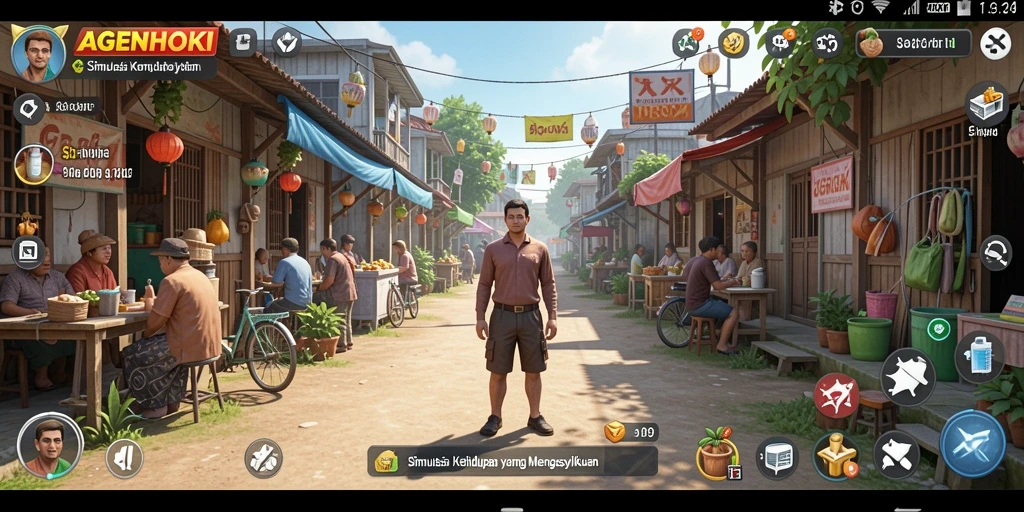 Tampilan gameplay <strong>AGENHOKI</strong> yang menakjubkan dan menyenangkan.