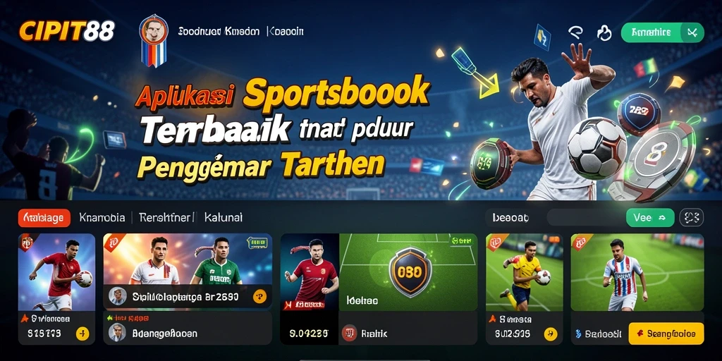 Screenshot utama CIPIT88 menampilkan gameplay Sportsbook yang seru dan interaktif.