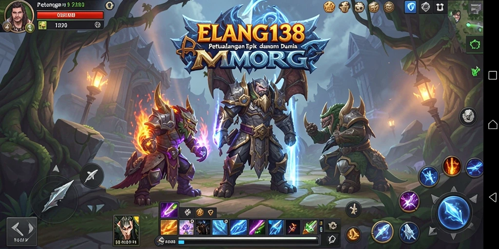 Tampilan gameplay ELANG138 yang menarik dalam dunia MMORPG.
