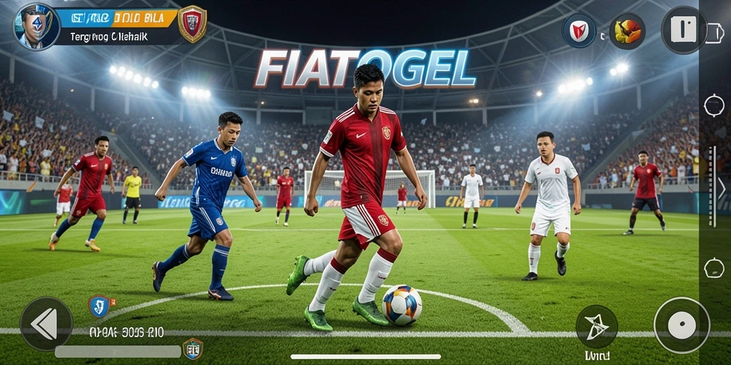 Tampilan gameplay FIATOGEL yang menarik dan seru.