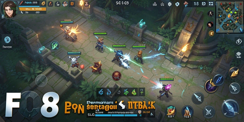Tampilan gameplay FO8 yang menakjubkan dan penuh aksi.