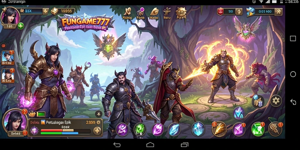 Gameplay RPG seru dan mendebarkan di FUNGAME777.