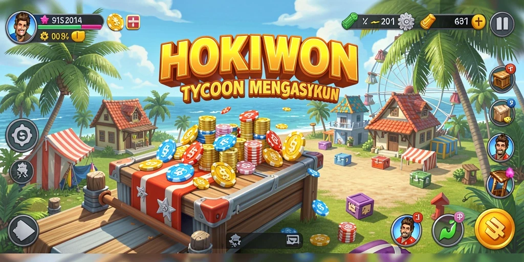 Tangkapan layar gameplay HOKIWON menunjukkan grafis dan interaksi yang menarik.