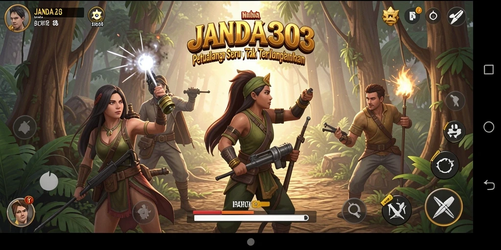 Screenshot gameplay JANDA303 menampilkan momen seru dalam petualangan.
