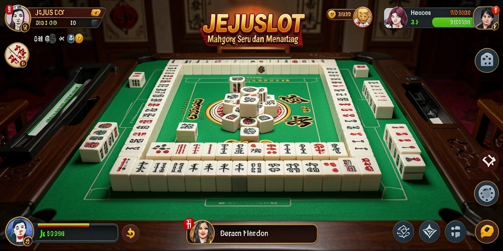 Gameplay Mahjong menantang dengan grafis menarik di JEJUSLOT.