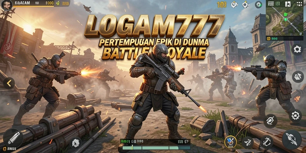Tangkapan layar utama LOGAM777 menampilkan aksi pertempuran sengit di Battlefield.