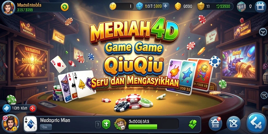 Tampilan atraktif dan gameplay seru dari MERIAH4D.