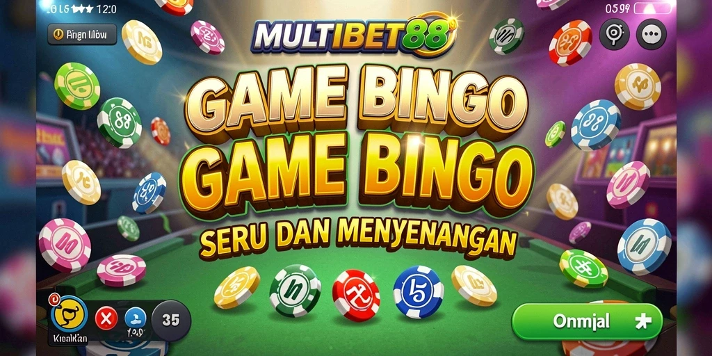 Tampilan gameplay seru dalam game Bingo MULTIBET88.