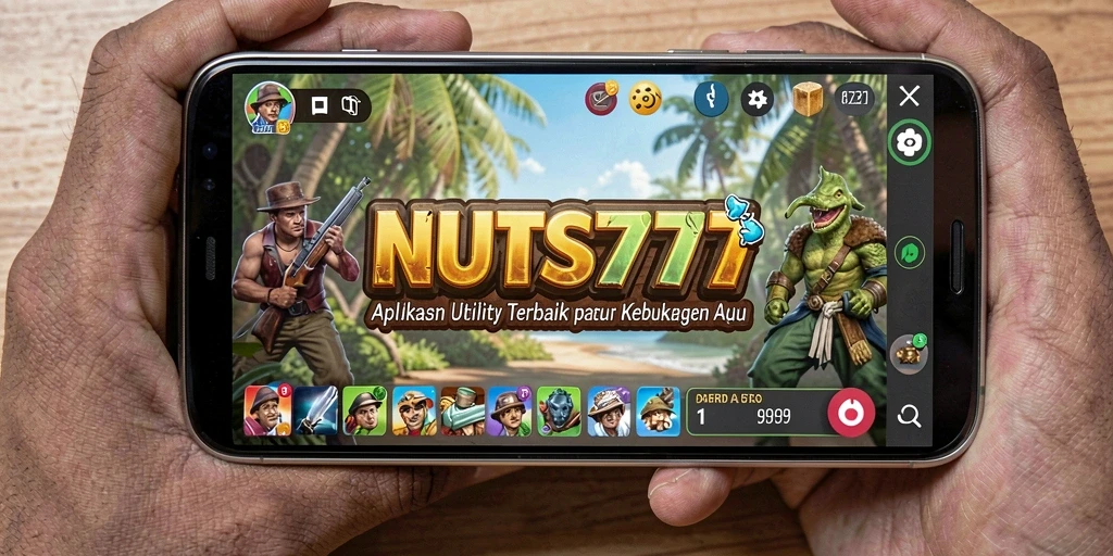 Tampilan antarmuka pengguna NUTS777 yang praktis dan intuitif.