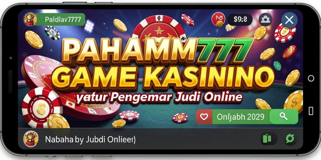 Tampilan gameplay menarik dari PAHAM777 yang menunjukkan keseruan permainan Kasino.