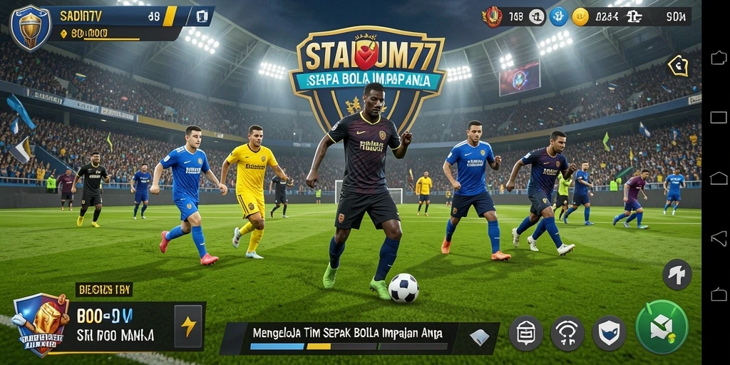 Tampilan dinamis gameplay STADIUM77 yang mengasyikkan.