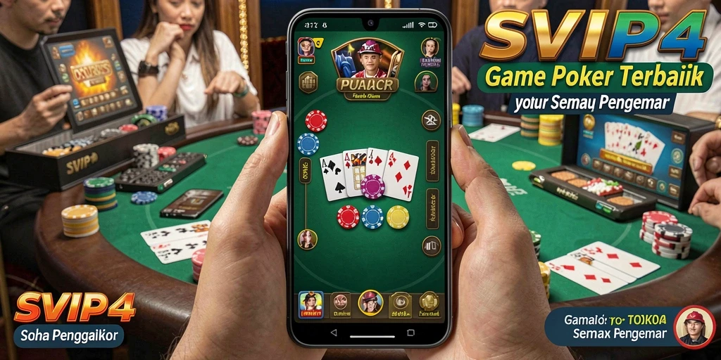 Gameplay Poker yang menegangkan dan interaktif di SVIP4.