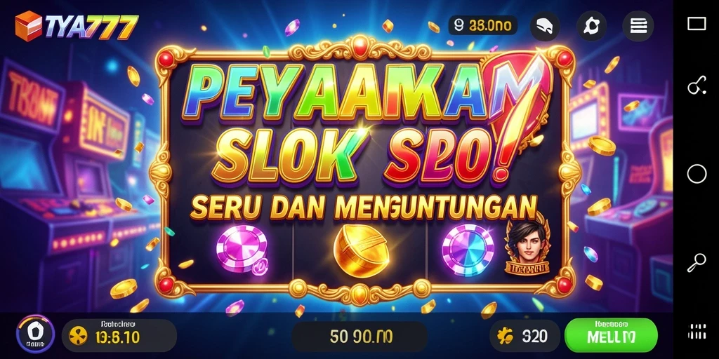 Tampilan menarik dari gameplay Slot di TYA777 yang seru.