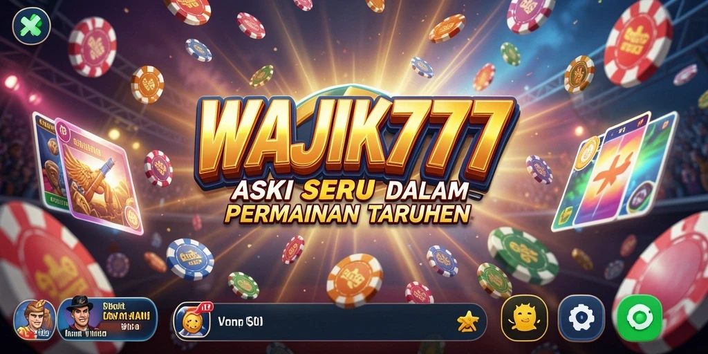 Gameplay seru dan mendebarkan di WAJIK777.
